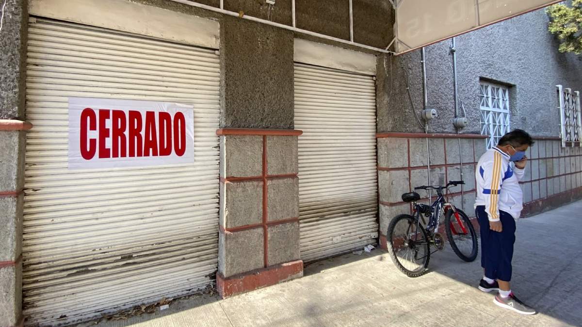 Comercios cerrados en pandemia