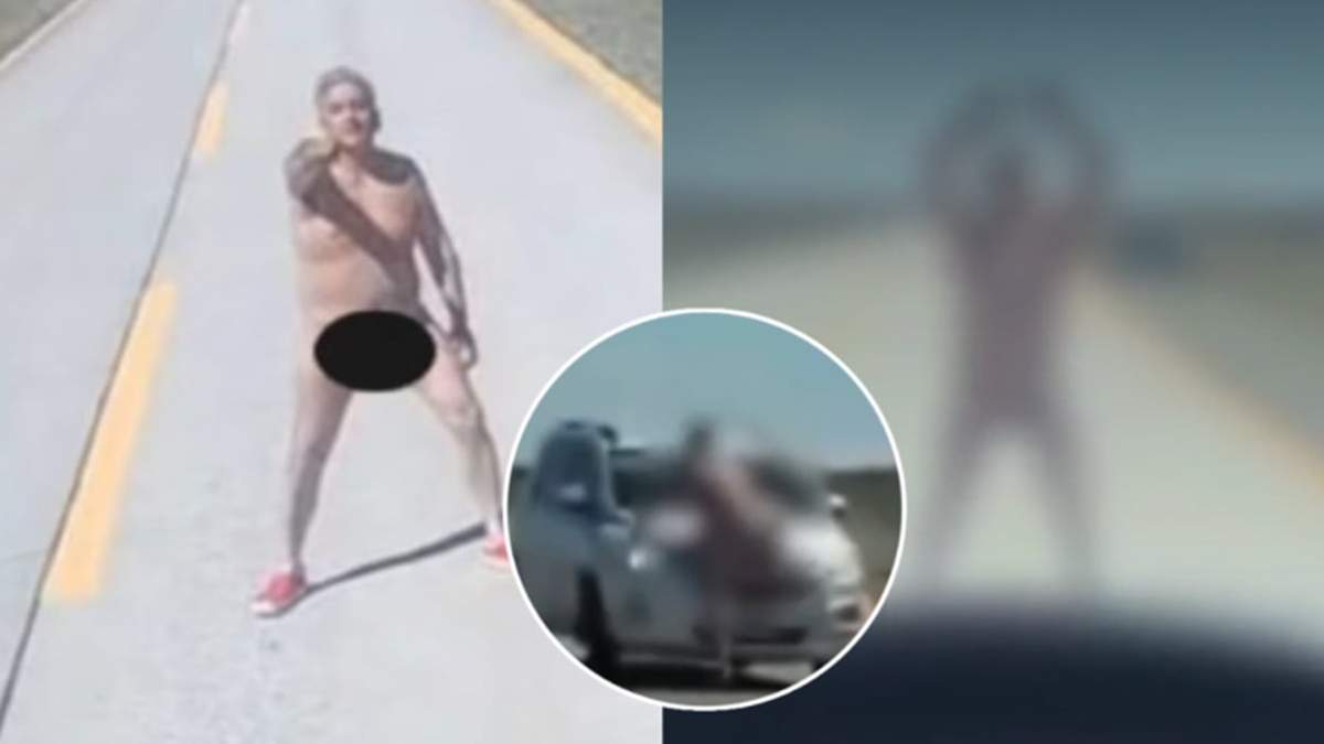 Un ciudadano chileno desnudo se lanzó sobre un auto argentino