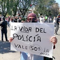 "Hay estrés": Frederic sintonizó con Berni y salieron a bancar a la Policía Bonaerense