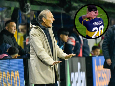 Miguel Ángel Russo defendió a Velasco de los silbidos de los hinchas de Boca
