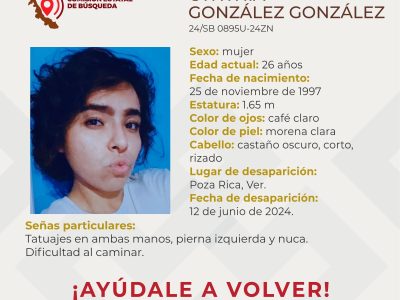 Madre de joven desaparecida en Veracruz pide la intervención de Delfina Gómez