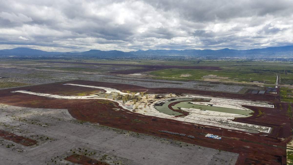 Zona donde se construiría el NAIM
