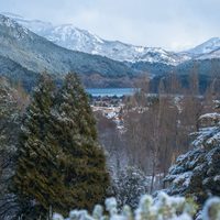 Se despide el verano: nieva en San Martín de los Andes