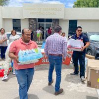 Recaba DIF Tamaulipas más de 28 toneladas de víveres; continúa entrega de apoyos a afectados por lluvias