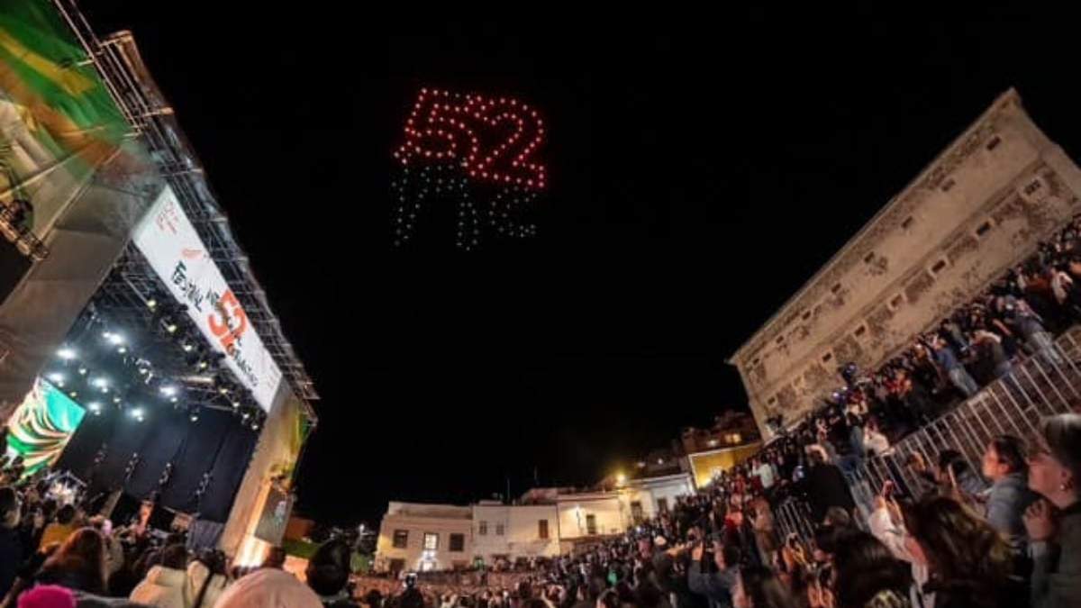 Los drones en el Festival Internacional Cervantino