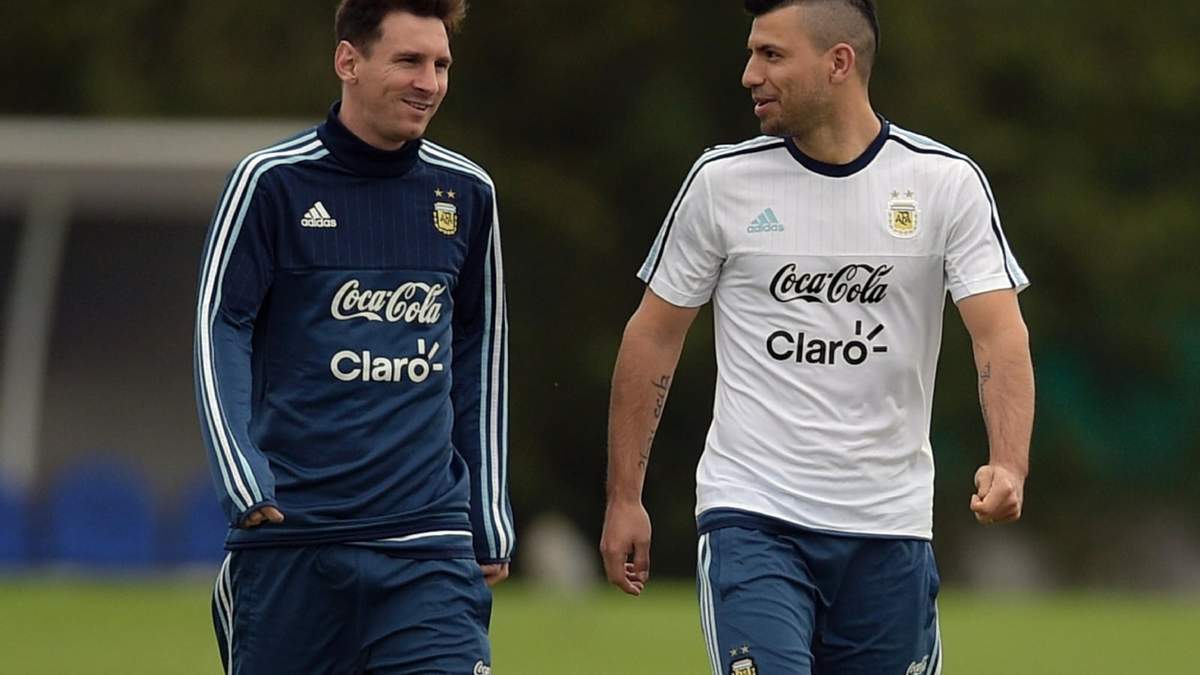 Messi y Agüero. Fuente (Instagram)