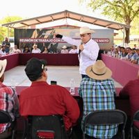 Gobernador Durazo respalda al Fuerte Mayo y asegura agua para el campo