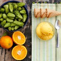 Para degustadores de cerveza: helado de lúpulo y naranja