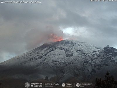 Ante baja en la actividad del Popocatépetl, 40 municipios de Puebla regresan a clases presenciales