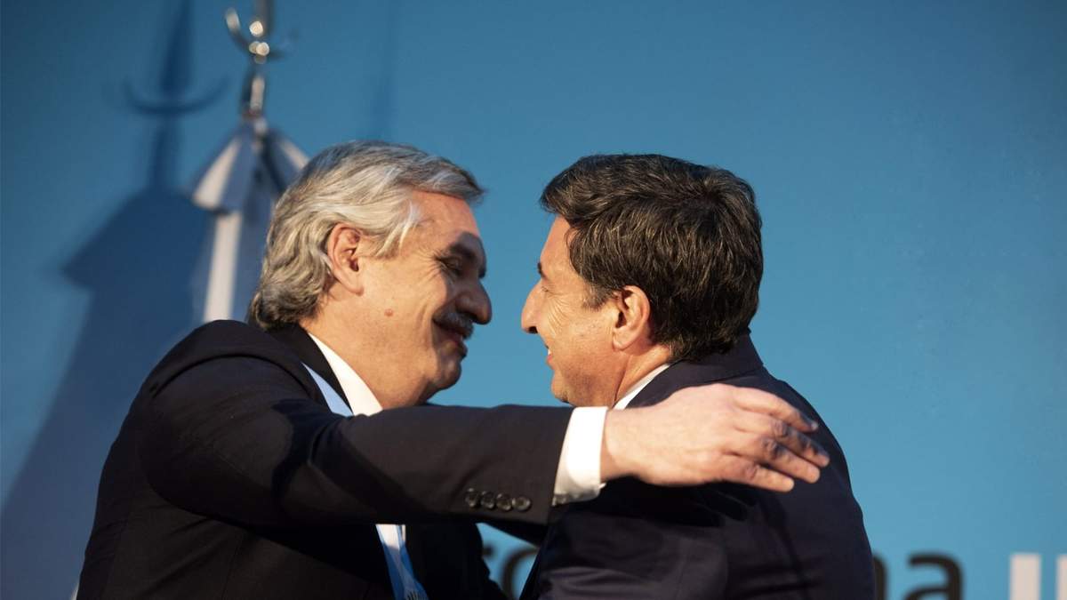 Alberto Fernández y Daniel Arroyo. Fuente: (Twitter)