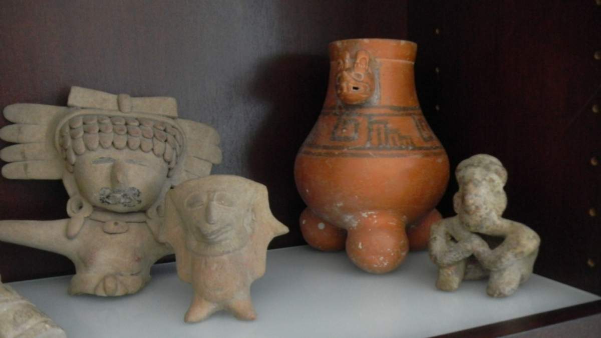Muestra de algunas piezas arqueológicas