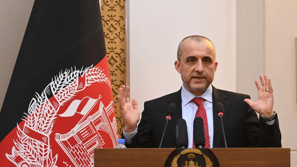 Amrullah Saleh, vicepresidente de Afganistán. Fuente: (Twitter)