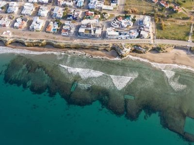 Mirá las fotos inéditas que se viralizaron de las playas de Las Grutas