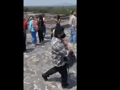 Nuevo video capta al agresor de Teotihuacán antes de abrir fuego