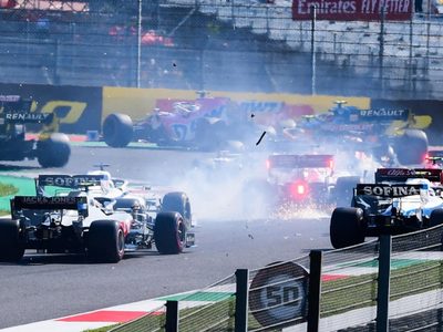 Fórmula 1: victoria de Lewis Hamilton en una carrera repleta de accidentes