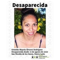 Denuncian negligencia de autoridades de NL en búsqueda de Mayela Álvarez