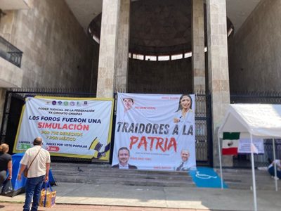 Chiapas: Entre protestas, diputados avalan por mayoría de votos la reforma al Poder Judicial (Video)
