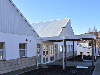 Hospital de Aluminé: cómo avanzan las obras de la primera etapa