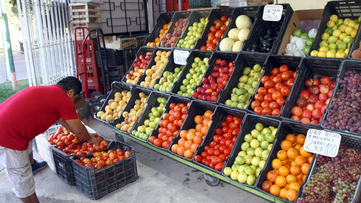 Las frutas y verduras, entre los de mayor aumento. Fuente: (Twitter)