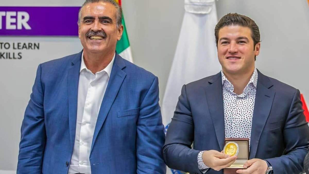 El alcalde de Apodaca y el gobernador Samuel García