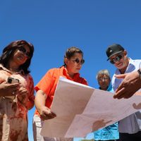 Arabela Carreras visitó el lugar donde se producirá hidrógeno verde
