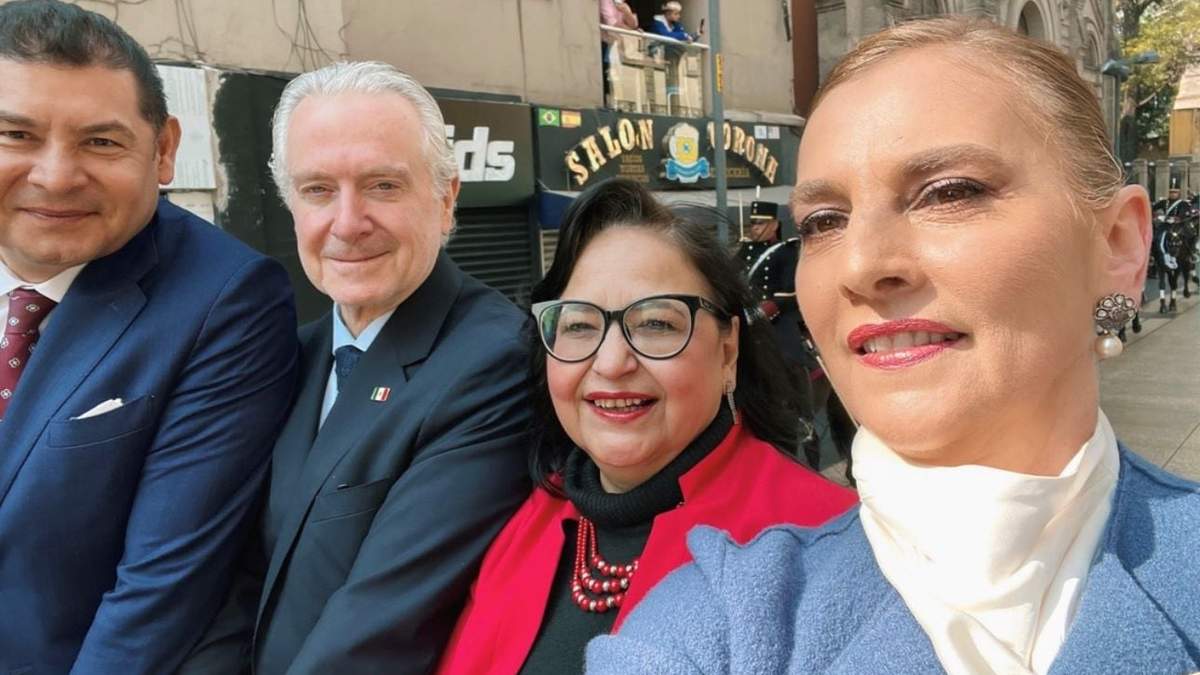 Armando Armenta, Santiago Creel, Norma Piña y Beatriz Gutiérrez Müller