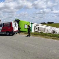 Detuvieron e imputarán al conductor del colectivo que volcó en la Ruta 51, dejando a cinco fallecidos