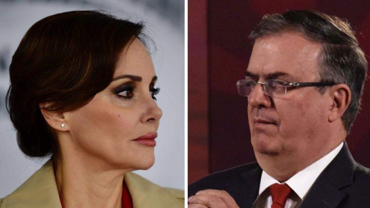 Lilly Téllez y Marcelo Ebrard