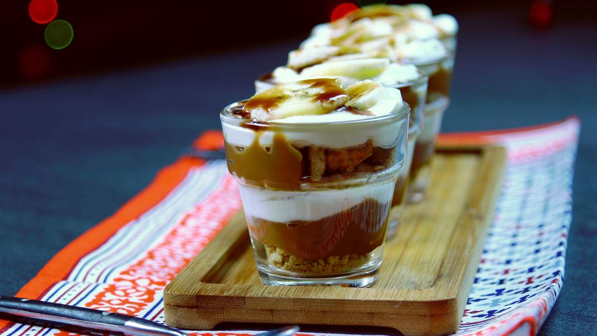 Postrecito de banana. Fuente: (Instagram)