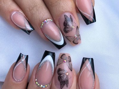 Nail Art: manicuras con mariposas, una tendencia perfecta para uñas largas y cortas