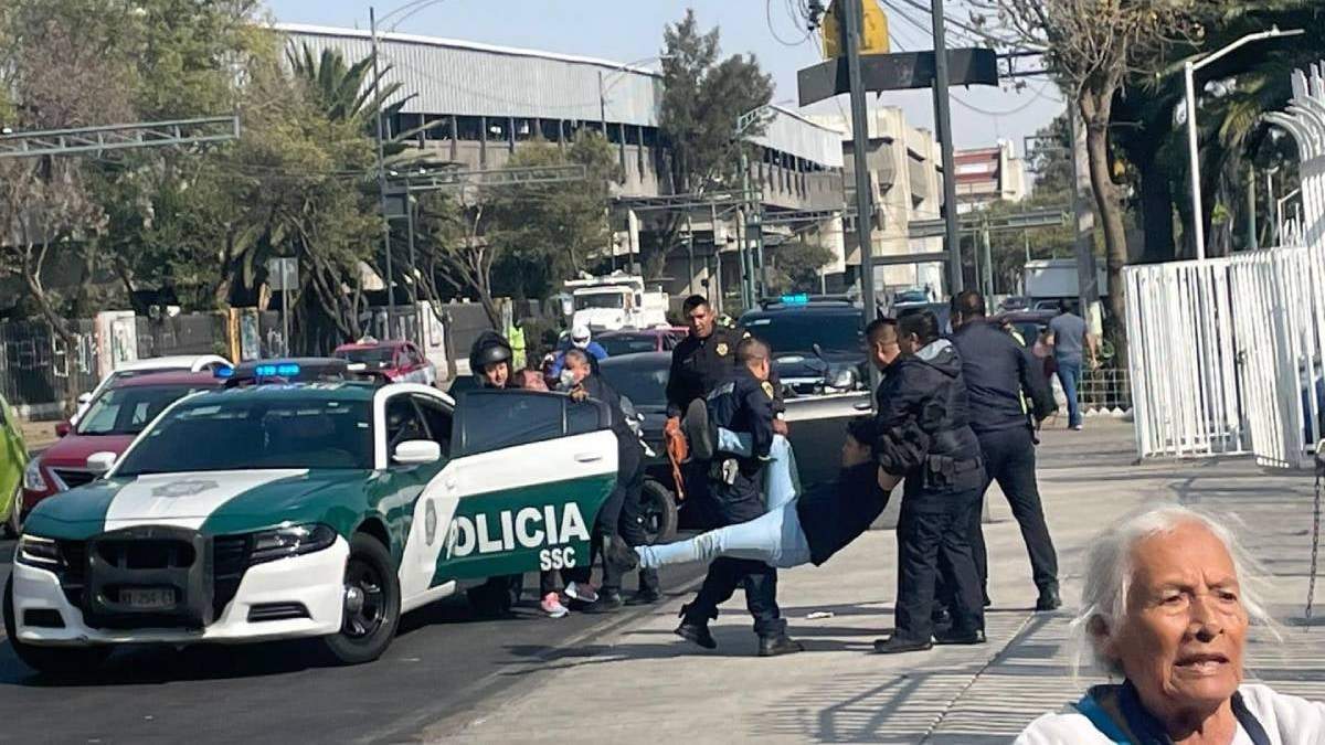 Imagen de la agresión publicada por la legisladora