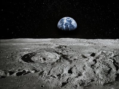 Hallaron las primeras pruebas materiales de que la Luna se originó con escombros de la Tierra