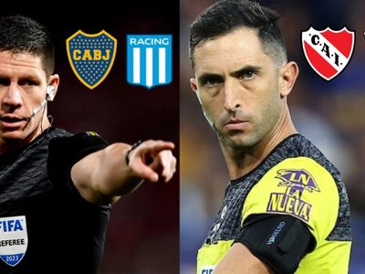 La AFA confirmó los árbitros para Boca-Racing e Independiente-River