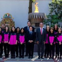 Abanderan al equipo femenil de hockey sobre hielo para Juegos Olímpicos de la Juventud