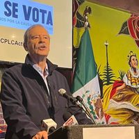 Mexicanos en Arizona gritan "mentiroso" y "traidor" a Vicente Fox (Video)