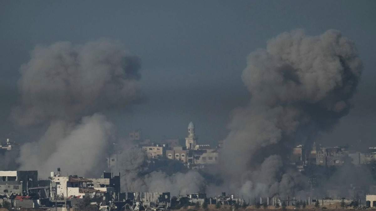 Bombardeo israelí en la Franja de Gaza, el domingo 3 de diciembre de 2023