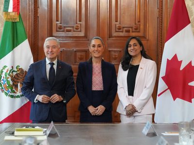 Sheinbaum se reúne con ministros canadienses para reforzar relación bilateral