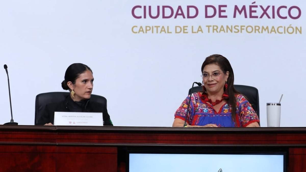 Bertha Alcalde Luján y Clara Brugada
