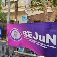 Trabajadores judiciales se movilizaron al TSJ y exigieron mejoras salariales
