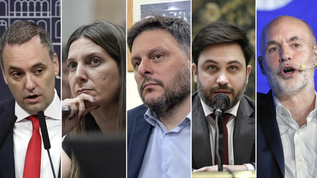 Algunos de los candidatos que compiten hoy por una banca en la Ciudad Autónoma de Buenos Aires.
