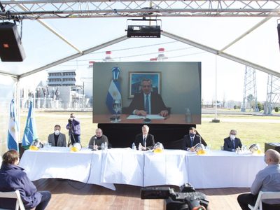 Pampa Energía inauguró la ampliación de la central termoeléctrica Genelba