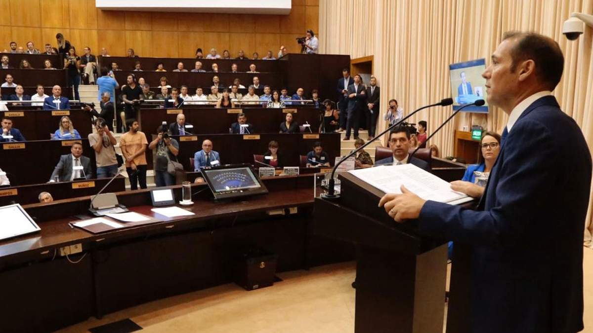 Omar Gutiérrez, gobernador de Neuquén. Fuente: (Legislatura de Neuquén)