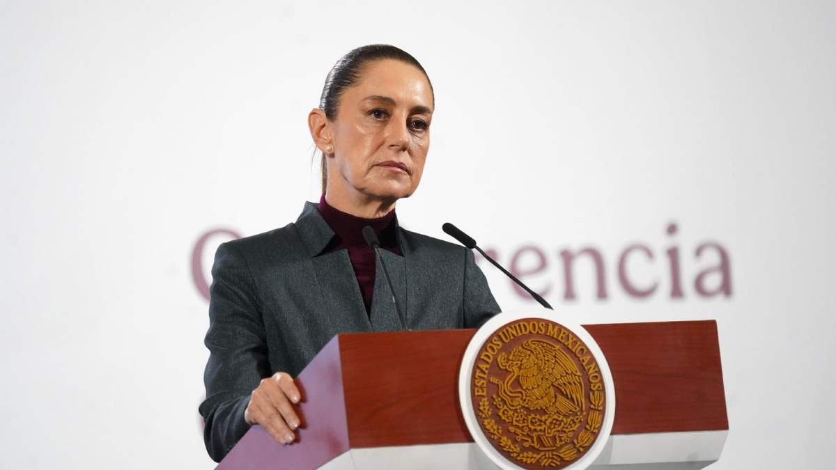 La presidenta Claudia Sheinbaum en la conferencia matutina de este 19 de junio de 2025