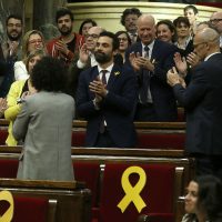 Roger Torrent asume como presidente del Parlament de Cataluña