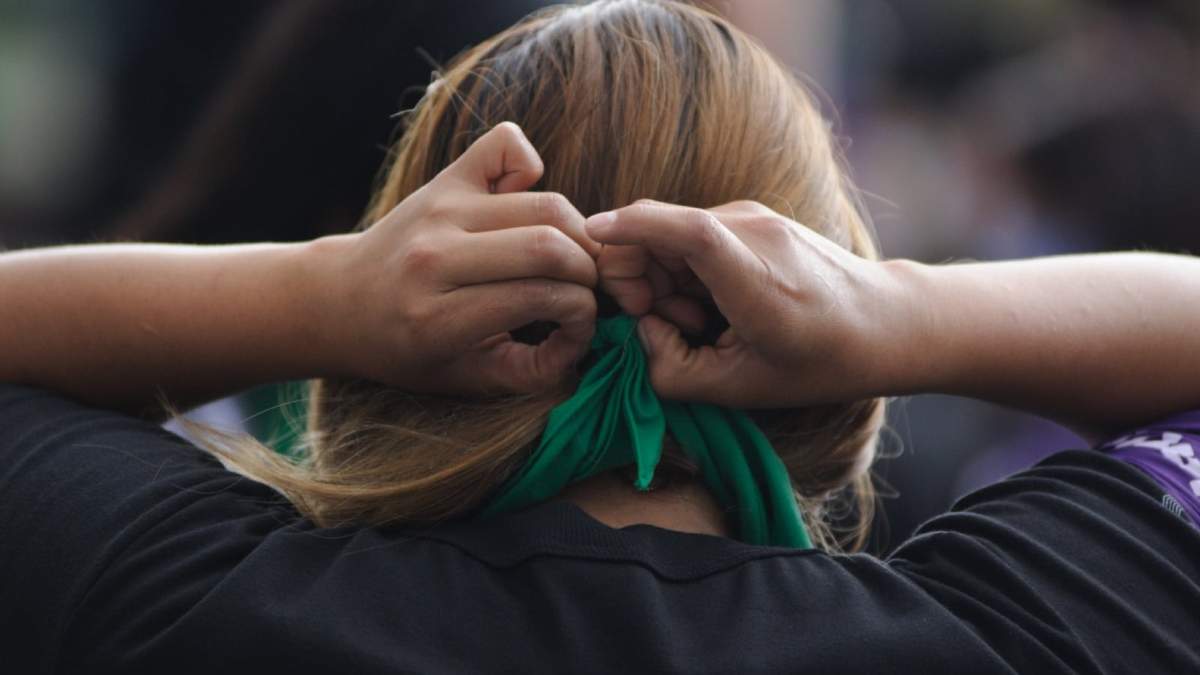 Protesta a favor del aborto