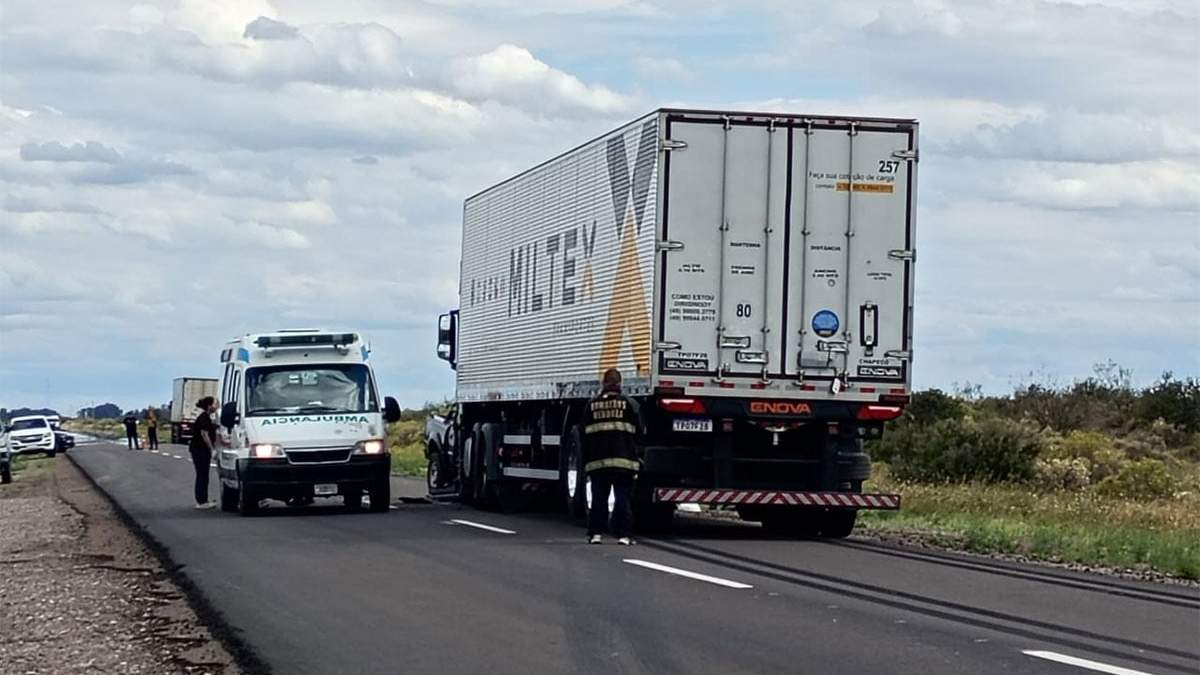 En la ruta 153, cerca de Monte Comán, se produjo el accidente