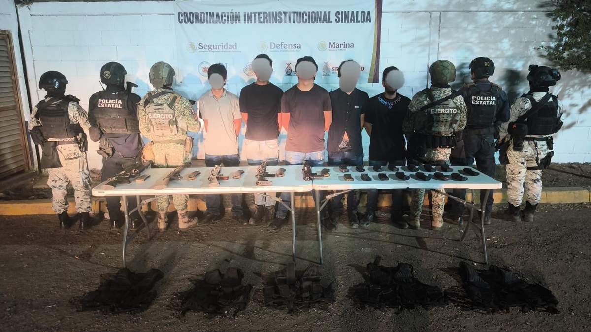 Detenidos en Culiacán, Sinaloa