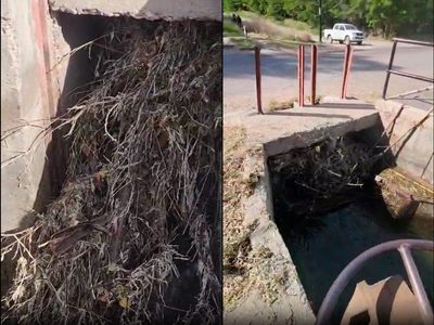 Cortan el agua del Dique Ballester porque bloquearon un canal principal de forma intencional