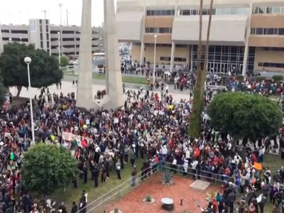 Más de 10 mil marchan contra gasolinazo y privatización del agua en Mexicali (Video)