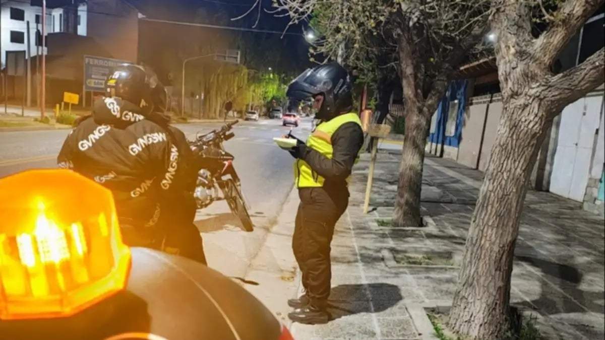 Operativo contra los motoqueros en el barrio Unión de Mayo